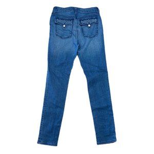MiracleBody straight leg blue jeans SIZE 4